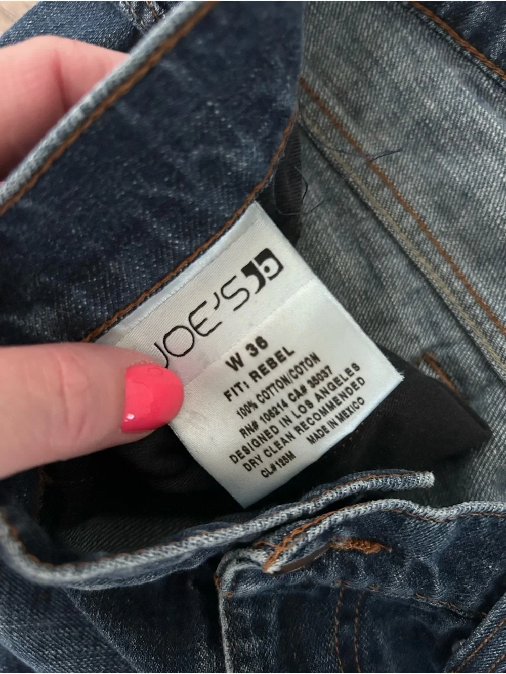 Joe's Jeans Men's Faded Blue Straight Jeans